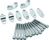BikeMaster Aluminum Handlebar Risers 1-1/8in Silver - 1-1/8 inch silver handlebar risers