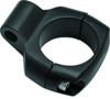Kuryakyn Mirror Adapter Satin Black 1-1/4 in Bars Mount - Adapter for 1-1/4 in bars, satin black finish