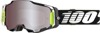 100% Armega Goggles RACR HiPER Silver Mirror Lens Adult Unisex - Premium off-road goggles with HiPER Silver Mirror lens