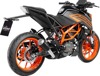 Leovince LV-10 Slip-On Muffler Black For KTM 390/125 Duke - Slip-on muffler for KTM 390 Duke, 125 Duke