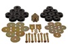 Body Mount Set Black Performance Polyurethane
