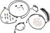 Stainless Steel Brake Line Kit - Front & Rear Brake Lines - For 09-11 Suzuki GSXR1000