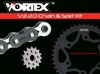 V3 Chain & Sprocket Kit Black RX Chain 520 14/41 Hardcoat Aluminum - For 11-19 Kawasaki ZX1000 Ninja V3 Chain & Sprocket Kit Black RX Chain 520 14/41 Hardcoat Aluminum - For 11-19 Kawasaki ZX1000 Ninja