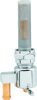 Bikers Choice Chrome Round Petcock 22MM Down Outlet - Chrome round petcock with 22mm down outlet