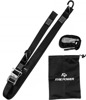 Fire Power 2in Ratchet Tie-Downs with Soft-Tie 8ft Black 2 Pack - 2in x 8ft ratchet tie-downs, black, 2 pack, universal