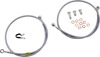 Stainless Steel Front Brake Line Kit - 2 Lines - For 85-07 Yamaha 1200 V-Max