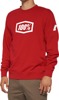 100% Men's Icon Crewneck Sweatshirt Deep Red XL 100% Men's Icon Crewneck Sweatshirt Deep Red XL