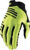 100% Men's R-Core Gloves Flo Yellow Small for ATV/Motocross/Off-Road