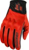 ICON Anthem3 Gloves Men's 3XL Black/Red - Breathable sport riding gloves