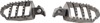 Fire Power Standard Gator Foot Pegs 58x90mm For Yamaha YZ/WR Models - Stainless foot pegs for Yamaha YZ/WR 1999-2023