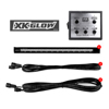 XKGLOW 12" Strobe Tube Light Set Blue/Red 4pc with Traffic Modes
