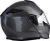 Z1R Solaris 2.0 Modular Helmet Dark Silver M - Modular helmet with drop-down sun visor