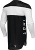Thor Sportmode Strike Jersey Black/White Men's Small - Athletic fit off-road jersey, Black/White, Size S