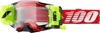 100% Armega Forecast Goggles Red with Clear Lens