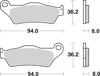 SBS 671LS Sintered Brake Pads SBS 671LS Sintered Brake Pads