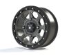 Bullite Ruler Wheel Gun Metal Black 15x7 4x137 5+2 - 15x7 Gun Metal 4x137 Wheel, 5+2 offset