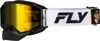 FLY Racing Zone Elite Snow Goggle White/Black Gold Mirror - Premium snow goggle with polarized lens FLY Racing Zone Elite Snow Goggle White/Black Gold Mirror - Premium snow goggle with polarized lens