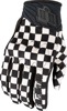 ICON Anthem3 CX Gloves Black/White Men's XL - Sport riding gloves with knuckle protection