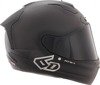 6D ATS-1R Solid Full Face Helmet Matte Black XL - Full face helmet, matte black, size XL