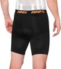100% Men's Crux Liner Shorts Black Size 34