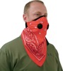 ATV Tek Pro Bandana Dust Mask Red