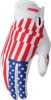 Thor LAUNCHMODE Gloves Men's XS Red/White/Blue - Men's XS gloves in Red/White/Blue