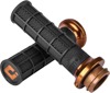 ODI Hart-Luck V-Twin Lock-On Grips Black/Bronze For 1in Bars - Lock-On grips for Harley-Davidson V-Twin models