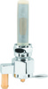 Bikers Choice Chrome Hex Petcock 22MM Down Outlet