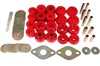 Red Body Mount Bushing Set For 96-99 Toyota 4Runner 2WD/4WD