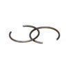 Wiseco 22mm Round Wire Piston Circlips Pair W5590
