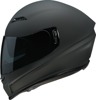Z1R Jackal Smoke Helmet XS Matte Black - Full-face helmet with drop-down sun visor