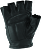Kuryakyn Hollister Shorty Gloves Black XL Men's - Men's leather shorty gloves, black, XL