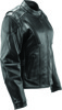 Kuryakyn Race Leather Jacket Black Womens XL - Race leather jacket in black, womens XL