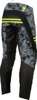 Thor Youth Sector DIGI Pants Fluorescent Yellow Camo Gray Black 28 - Youth off-road pants in size 28, DIGI graphic