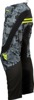 Thor Youth Sector DIGI Pants Fluorescent Yellow Camo Gray Black 28 - Youth off-road pants in size 28, DIGI graphic
