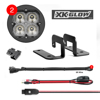 XKGLOW 20W Round RGB LED Fog Light Kit with Controller - 2pc