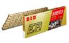 DID 520ERT3 Non-Sealed Motocross Chain Gold 114 Links - Non-sealed gold 520 chain, 114 links