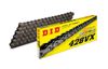 D.I.D 428VX X-Ring Chain 122 Link Natural - X-Ring chain, 122 links, natural finish