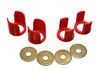 Red Rear Subframe Insert Set Fits 89-94 Nissan 240SX (S13)