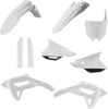 Full Plastic Kit - White/Black - for 21-23 Honda CRF250RX/450RX