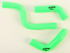 CV4 Radiator Hose Kit Green Silicone Rubber Fits 14-20 Kawasaki KX85 KX100
