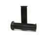 Domino Racing Street Style Grips Open End Black Pair - Black open end grips for 7/8 in handlebars