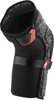 100% Surpass Knee Guards XL Black Heather Gray Unisex - Impact knee guards XL Black Heather Gray Unisex