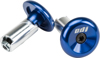 ODI Aluminum Bar End Plugs Blue Universal Fit - Bar end plugs, blue, fits most handlebars