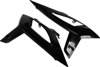 Acerbis Radiator Shrouds Black For Beta RR RX 2020-2023 - Black radiator shrouds For Beta RR/RX 2020-2023