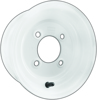 AWC Standard Steel Trailer Wheel 8x7 4 Lug White - 8x7 in. steel wheel for trailers, 4 lug, white finish