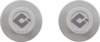 ODI DirtControl II Slip-On Grips Gray Pair Universal 7/8" Bars - Medium density slip-on grips for 7/8" handlebars