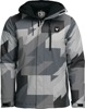 Thor Brave Tour Jacket Dark Gray Camo Black Light Gray Men's Medium - Water-resistant insulated jacket for men, size M