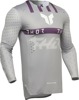 Thor Sportmode Flite Jersey 2XL Gray Purple White Men's - Moisture wicking long sleeve jersey, 2XL, gray/purple/white