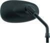 BikeMaster Mini Mirror 10mm Matte Black Universal Each - Mini mirror, 10mm, matte black, universal fit